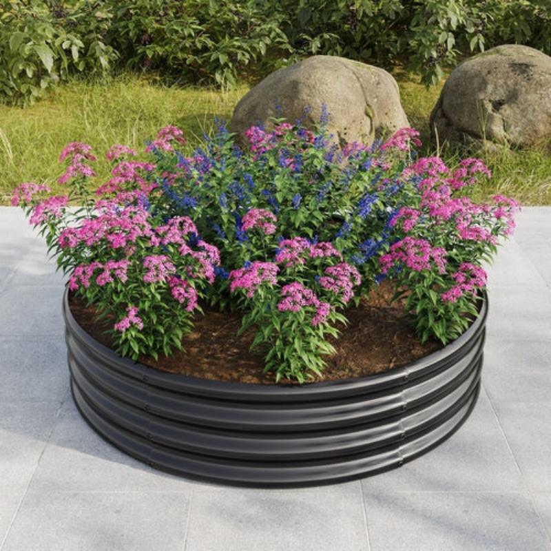 47.24*11.4" Tall Round Raised Garden Bed