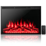 34/37 Inch Electric Fireplace Recessed - LuxNovaHub 