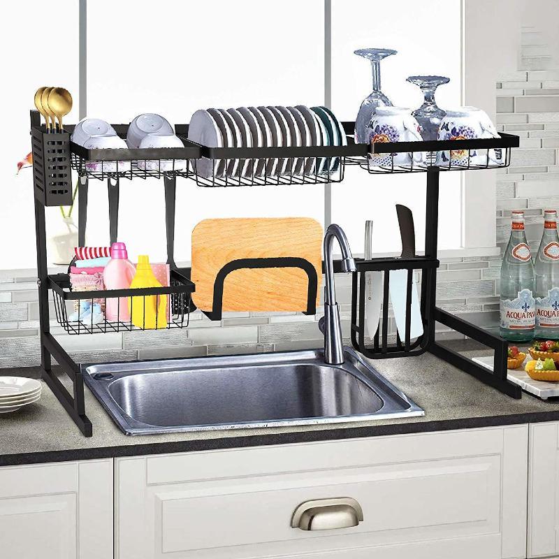 Boson shop Over The Sink Dish Drying Rack - LuxNovaHub 