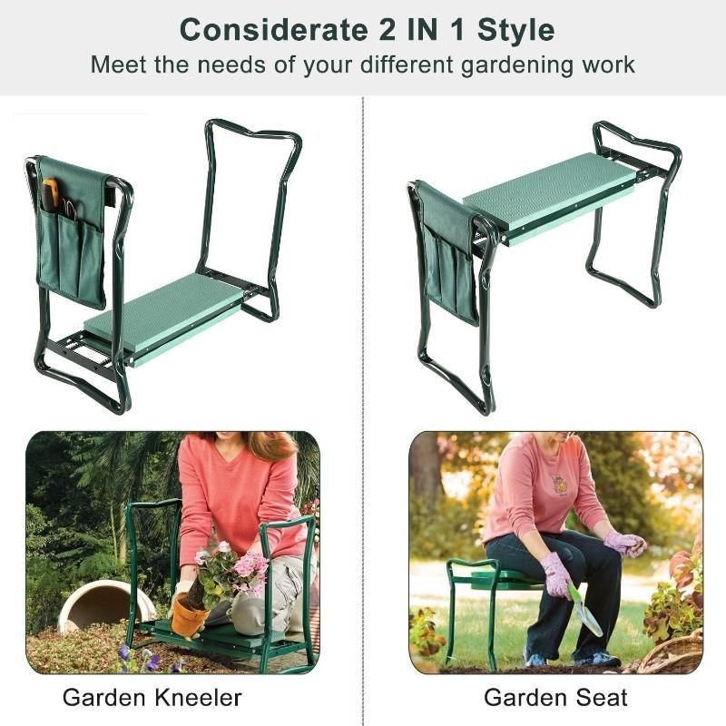 Foldable Garden Kneeler Seat - LuxNovaHub 