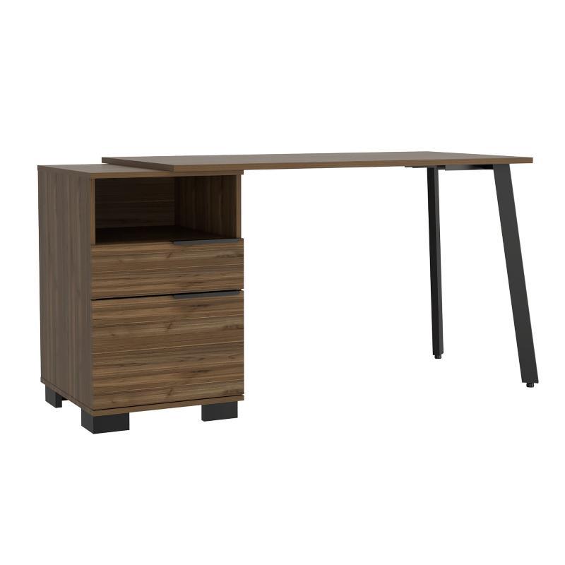 Writing Desk Madagascar, Office, Mahogany - LuxNovaHub 