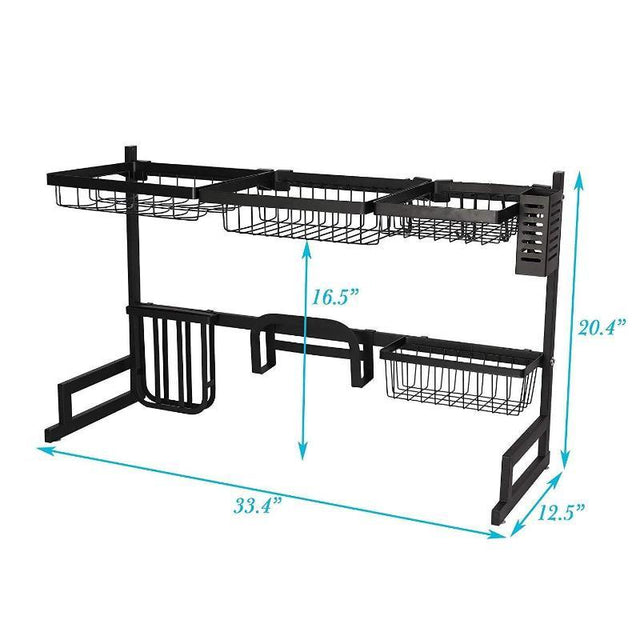 Boson shop Over The Sink Dish Drying Rack - LuxNovaHub 