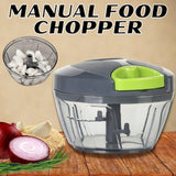 Hand Pull Chopper Vegetable Fruit Cutter - LuxNovaHub 