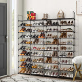 10-Tier Shoe Rack Storage Organizer – Space-Saving Shoe Shelf for 50 Pairs - LuxNovaHub 