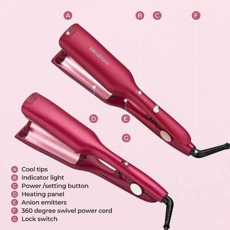 Hair Waver Iron Beach Waver Wand - LuxNovaHub 