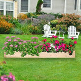 Bosonshop Raised Garden Bed Wooden - LuxNovaHub 