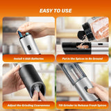 Gravity Electric Salt and Pepper Grinder Set - LuxNovaHub 