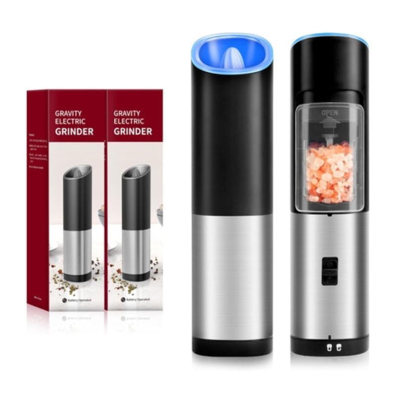 Gravity Electric Salt and Pepper Grinder Set - LuxNovaHub 