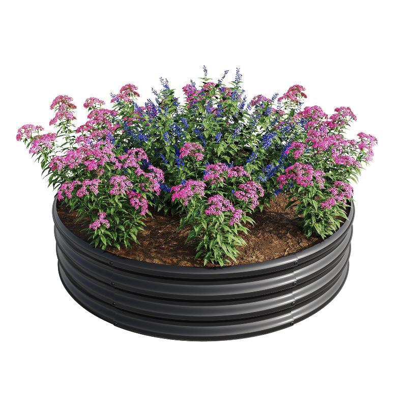 47.24*11.4" Tall Round Raised Garden Bed