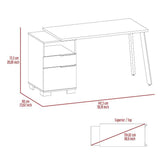 Writing Desk Madagascar, Office, Mahogany - LuxNovaHub 