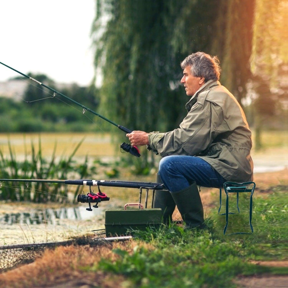 Foldable Garden Kneeler Seat - LuxNovaHub 