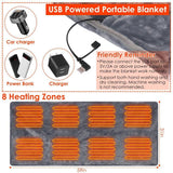 59 Plus 31in USB Heated Blanket Electric Heated - LuxNovaHub 