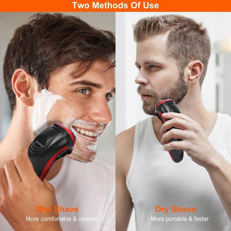 Electric Shaver Razor for Men IPX7 Waterproof - LuxNovaHub 