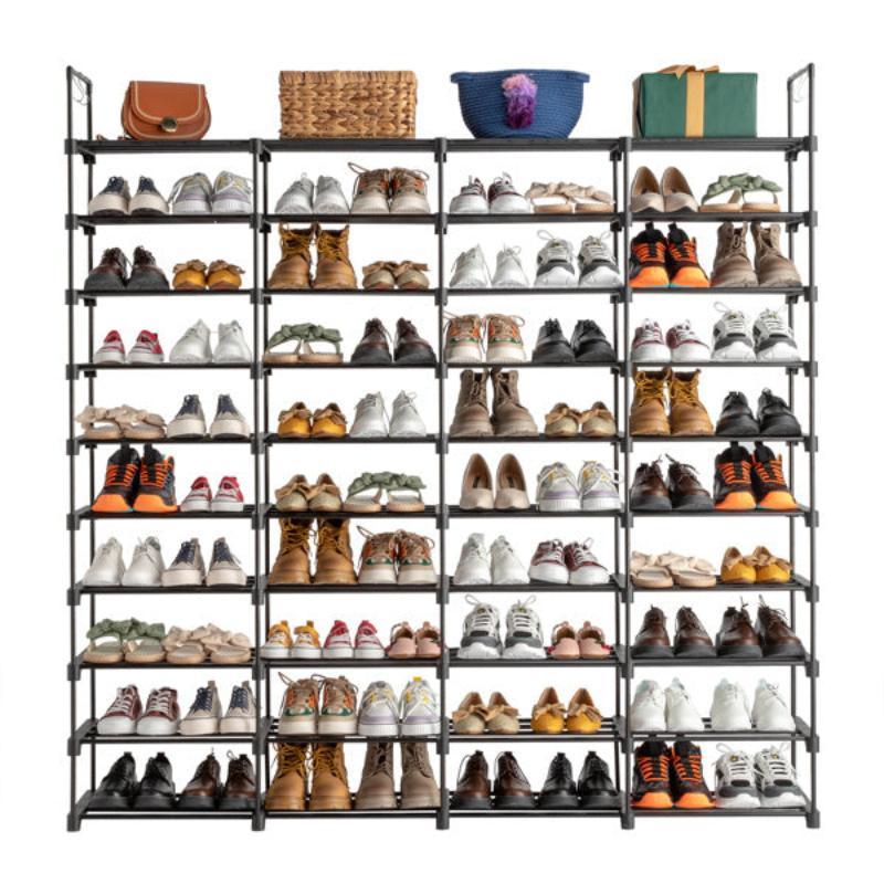 10-Tier Shoe Rack Storage Organizer – Space-Saving Shoe Shelf for 50 Pairs - LuxNovaHub 