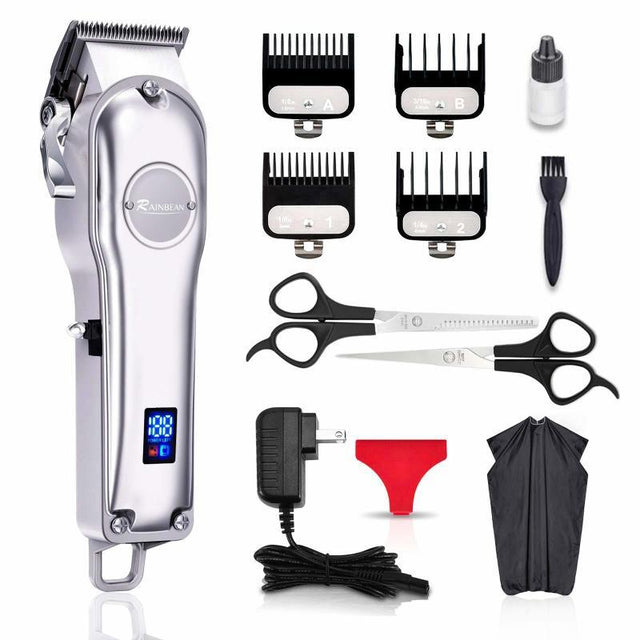 Men Hair Trimmer 3 in 1 IPX7 Waterproof Beard - LuxNovaHub 