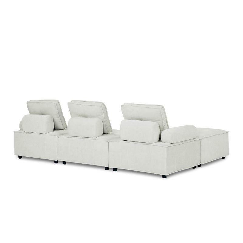 L-Shape Modular Sectional Sofa - LuxNovaHub 