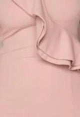 Bandeau Tuck Body-Conscious Dress in Pink - LuxNovaHub 