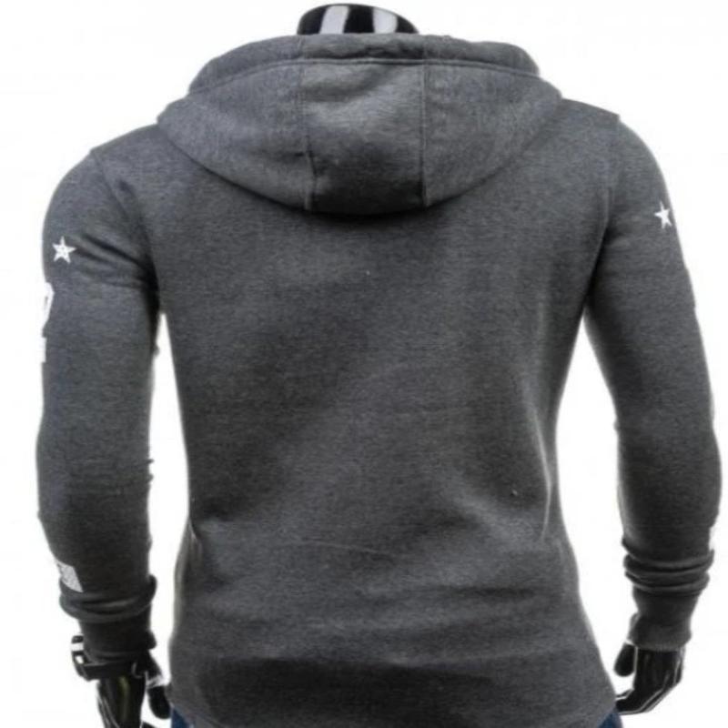 Mens Street Style Biker Hoodie - LuxNovaHub 