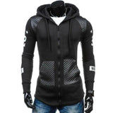 Mens Street Style Biker Hoodie - LuxNovaHub 