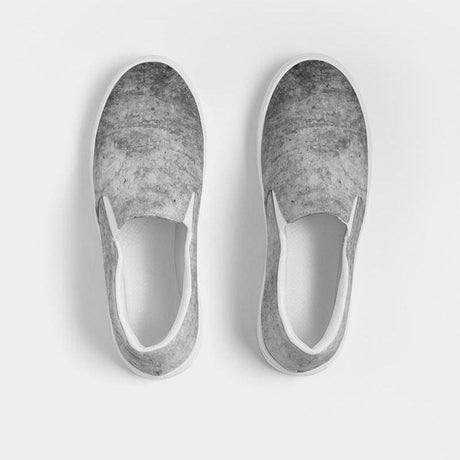 Grey Low Top Slip on Canvas Sports Shoes - LuxNovaHub 