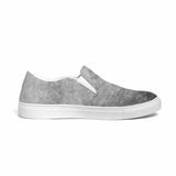 Grey Low Top Slip on Canvas Sports Shoes - LuxNovaHub 