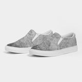 Grey Low Top Slip on Canvas Sports Shoes - LuxNovaHub 