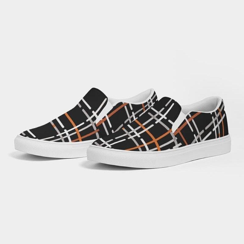 Multicolor Low Top Canvas Slip on Sports Shoes - LuxNovaHub 