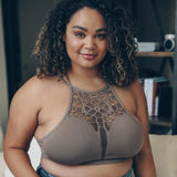 Plus Cutout Seamless Bralette - LuxNovaHub 