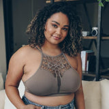 Plus Cutout Seamless Bralette - LuxNovaHub 