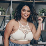 Plus Cutout Seamless Bralette - LuxNovaHub 