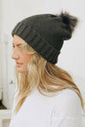 Beanie with Faux Sherpa Lining - LuxNovaHub 