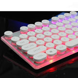 Dragon LED Backlight Gaming USB Wired Keyboard Mouse Set - LuxNovaHub 