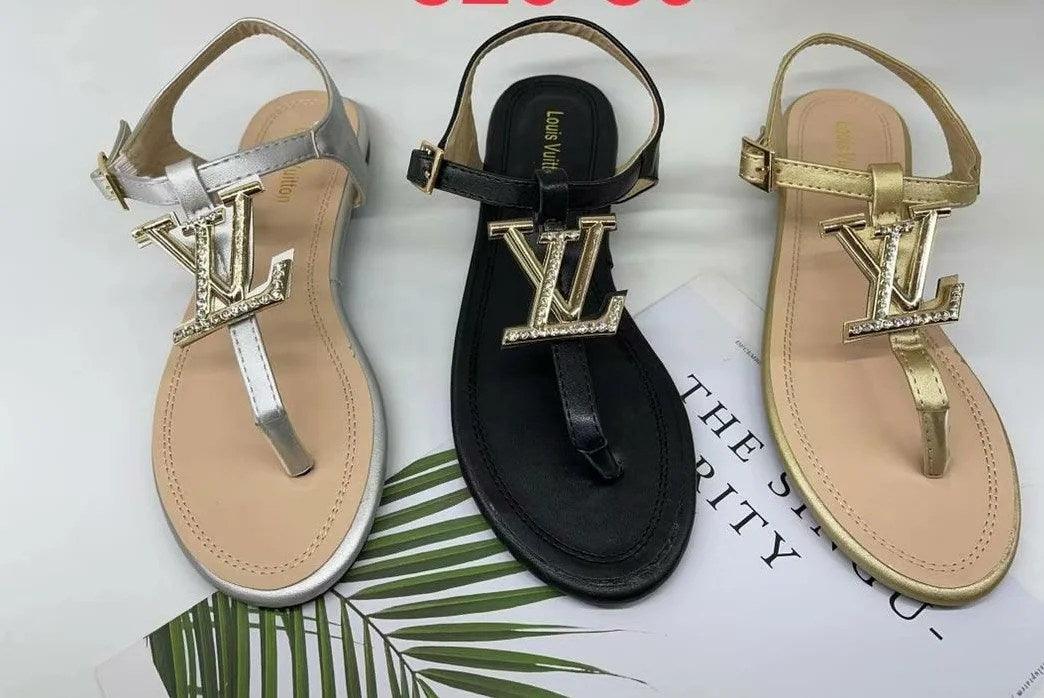 Fashion Design Flat sandals - LuxNovaHub 