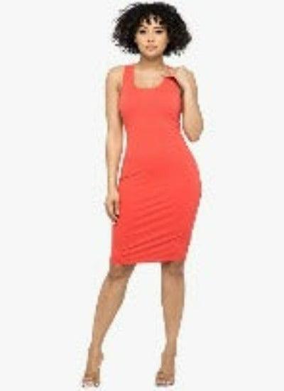 SLEEVELESS BODYCON DRESS - LuxNovaHub 