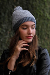 Soft Furry Pom Knit Beanie - LuxNovaHub 