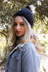 Soft Mohair Pom Beanie - LuxNovaHub 