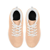 Deep Peach Pink Running Shoes - LuxNovaHub 