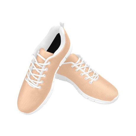 Deep Peach Pink Running Shoes - LuxNovaHub 