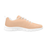 Deep Peach Pink Running Shoes - LuxNovaHub 