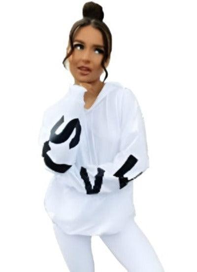 Vetements Hoodie and Legging Lounge Set - LuxNovaHub 