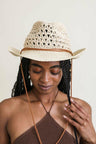 Weaved Western Cowboy Hat - LuxNovaHub 