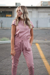 DT Unity Jumpsuit in Pink Lemonade - LuxNovaHub 