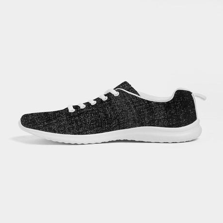 Womens Sneakers - Black And White Canvas Sports - LuxNovaHub 