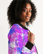 Cotton Candy Purple Style Bomber Jacket - LuxNovaHub 