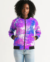 Cotton Candy Purple Style Bomber Jacket - LuxNovaHub 