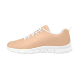 Deep Peach Pink Running Shoes - LuxNovaHub 