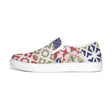 Multicolor Patch Style Low Top Slip-on Canvas Shoes - LuxNovaHub 